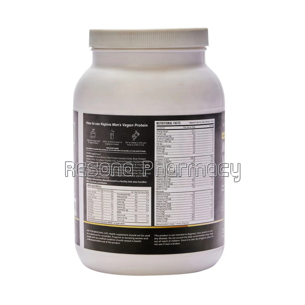 Kapiva Vegan Protein Banana Flavour 850Gms