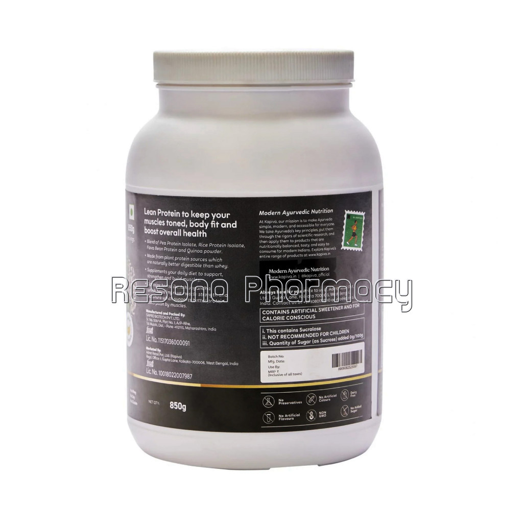 Kapiva Vegan Protein Banana Flavour 850Gms