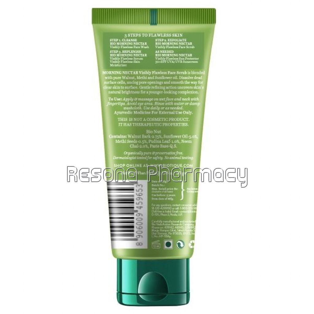 Bio Morning Nectar Visibly Flawless Face Scrub 50 Gm