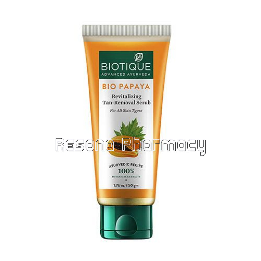 Bio Papaya Tan Removal Scrub 50Gm