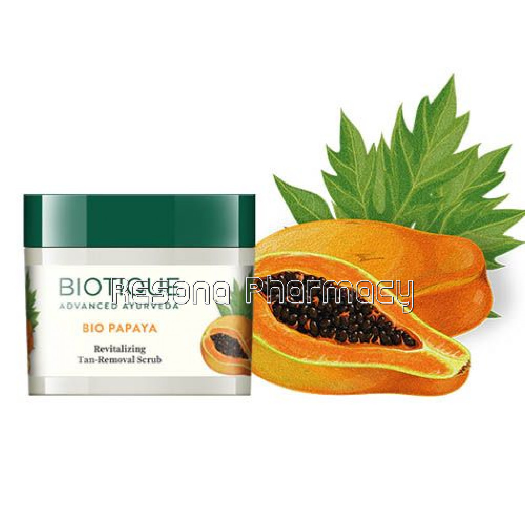 Bio Papaya Tan Removal Scrub 75Gm