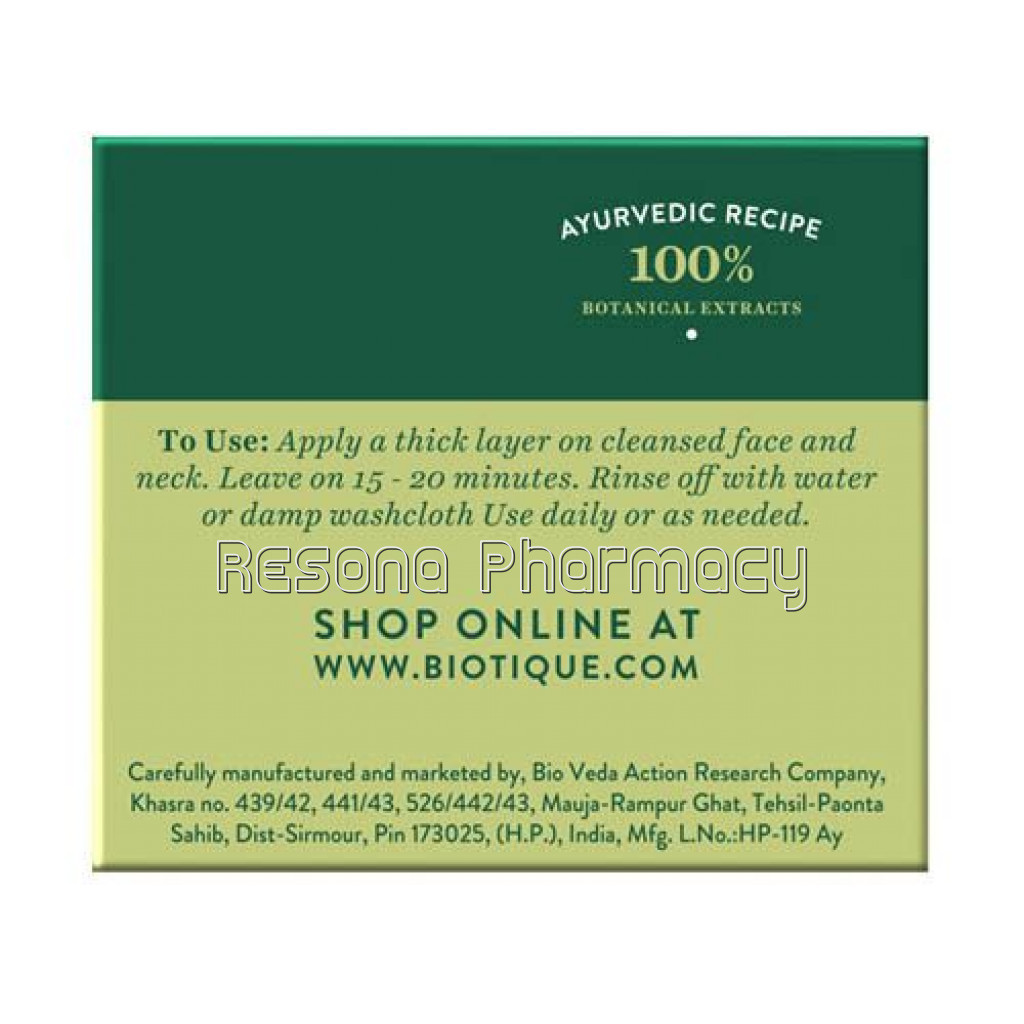 Bio Pistachio Revitalizing Face Pack 50Gm