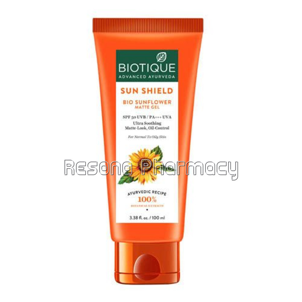 Bio Sunflower Matte Sunscreen Gel 100Ml