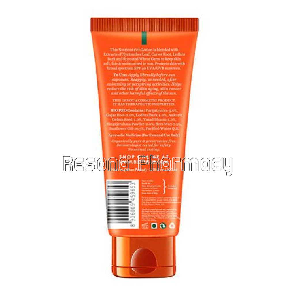 Bio Carrot Sunscreen Face Lotion 100Ml
