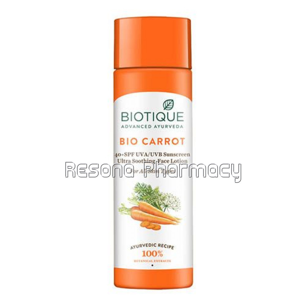 Bio Carrot Sunscreen Face Lotion 120Ml