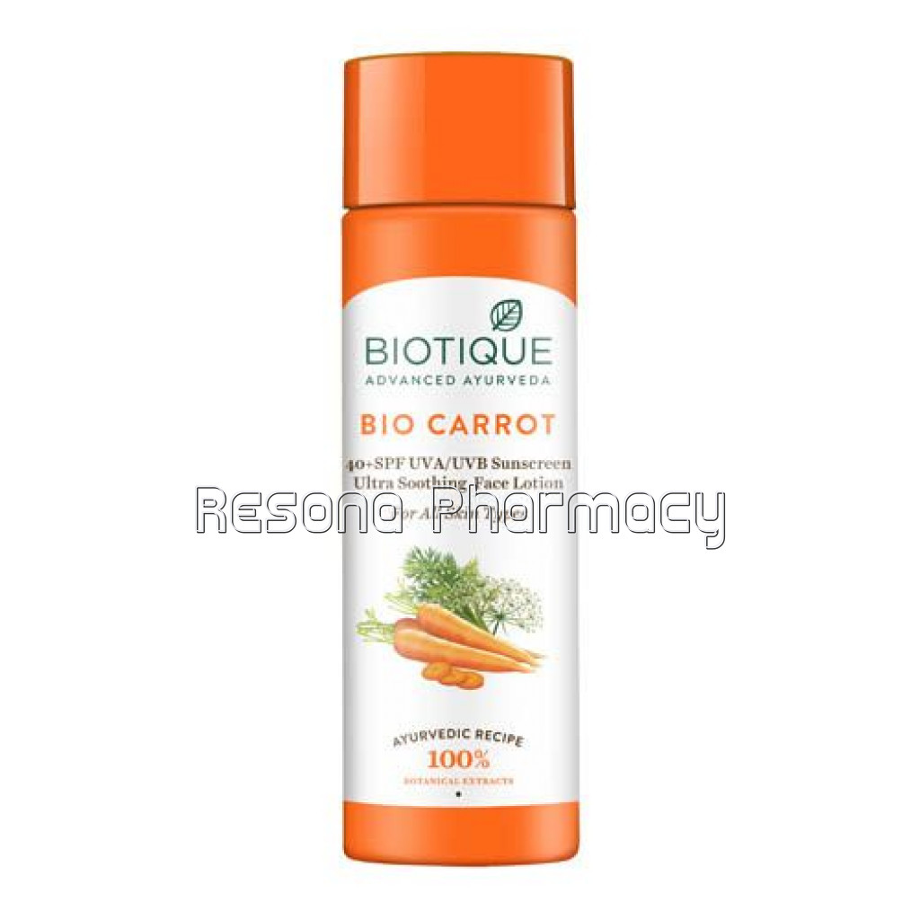 Bio Carrot Sunscreen Face Lotion 190Ml