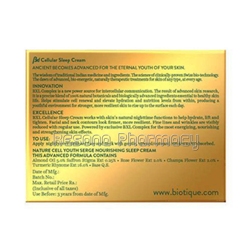 Bio Bxl Sleep Cream 50Gm