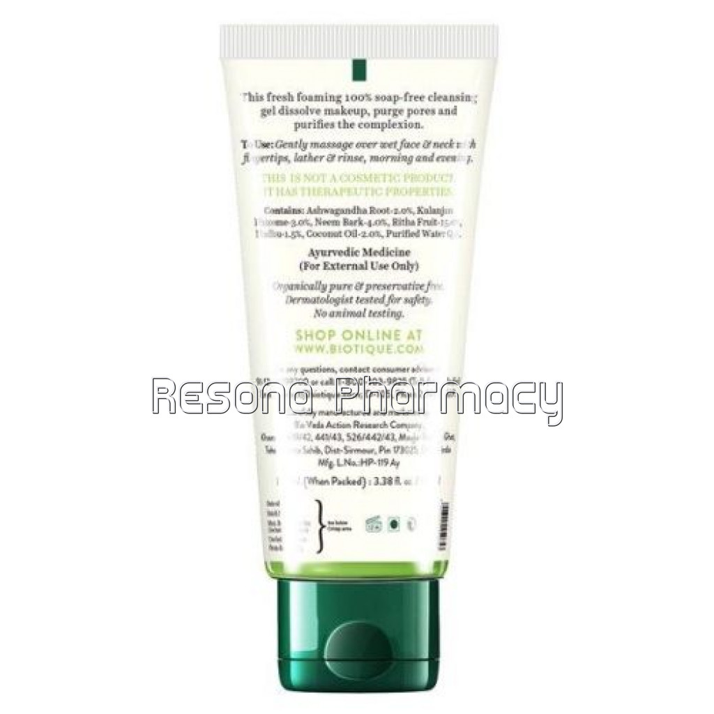 Bio Neem Purifying Face Wash 100Ml
