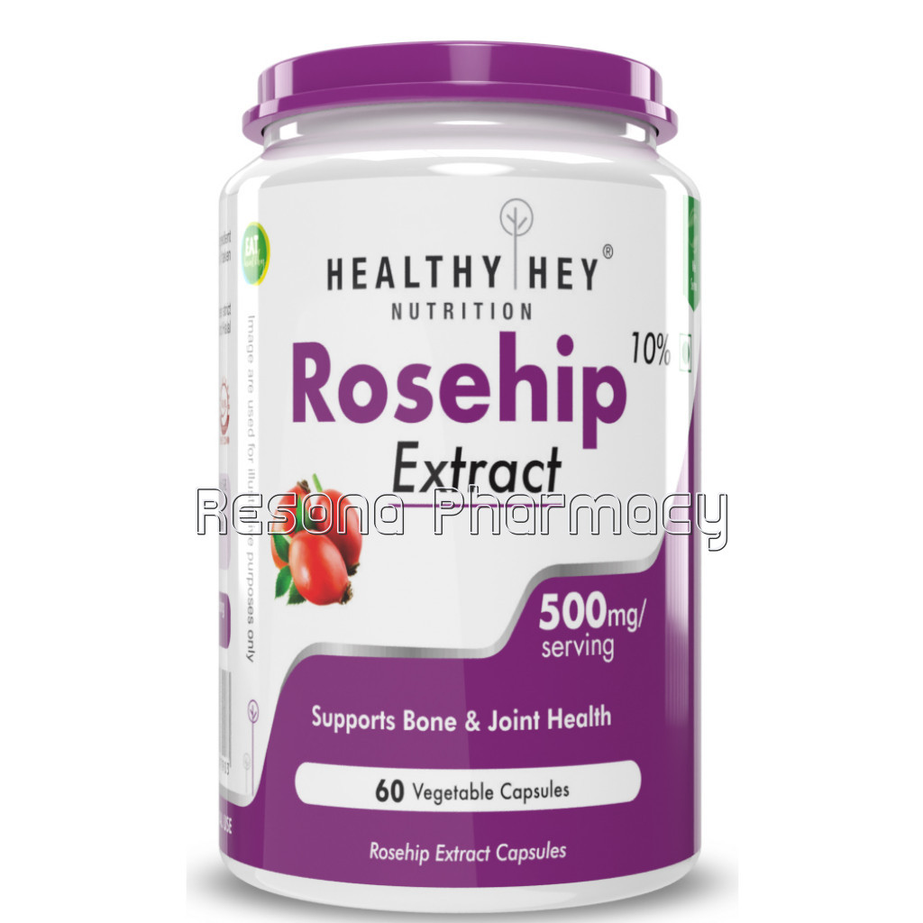Rosehip Extract 60 Veg Capsules (500Mg)