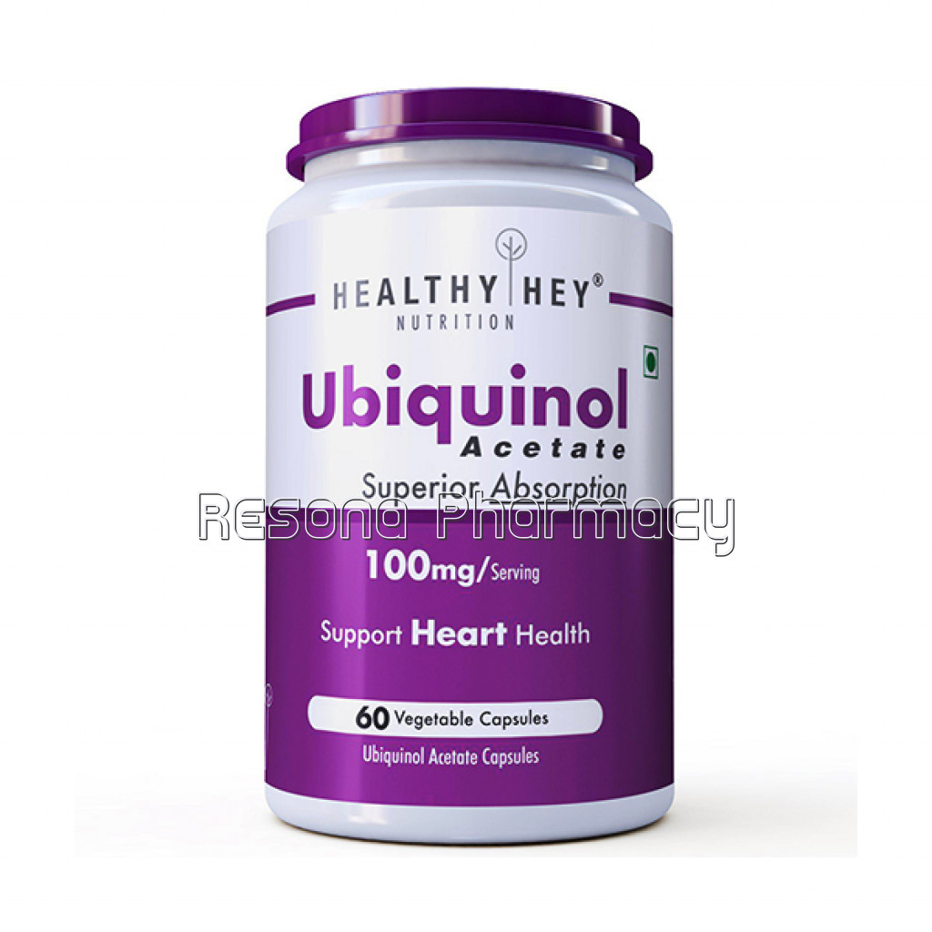 Ubiquinol   Acetate  100Mg (60 Veg Capsules)
