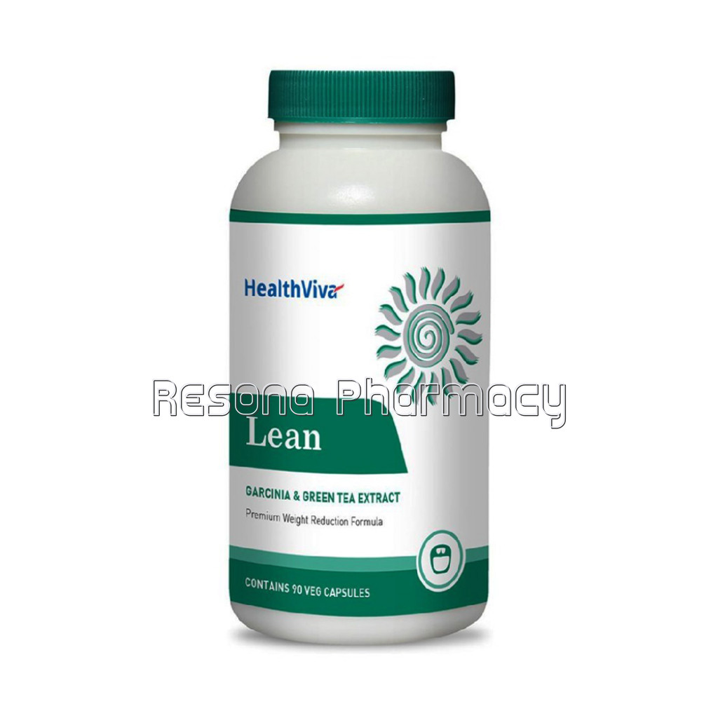 Healthviva Lean (Garcinia and Green Tea), 90 Veggie Capsule(S) Unflavoured