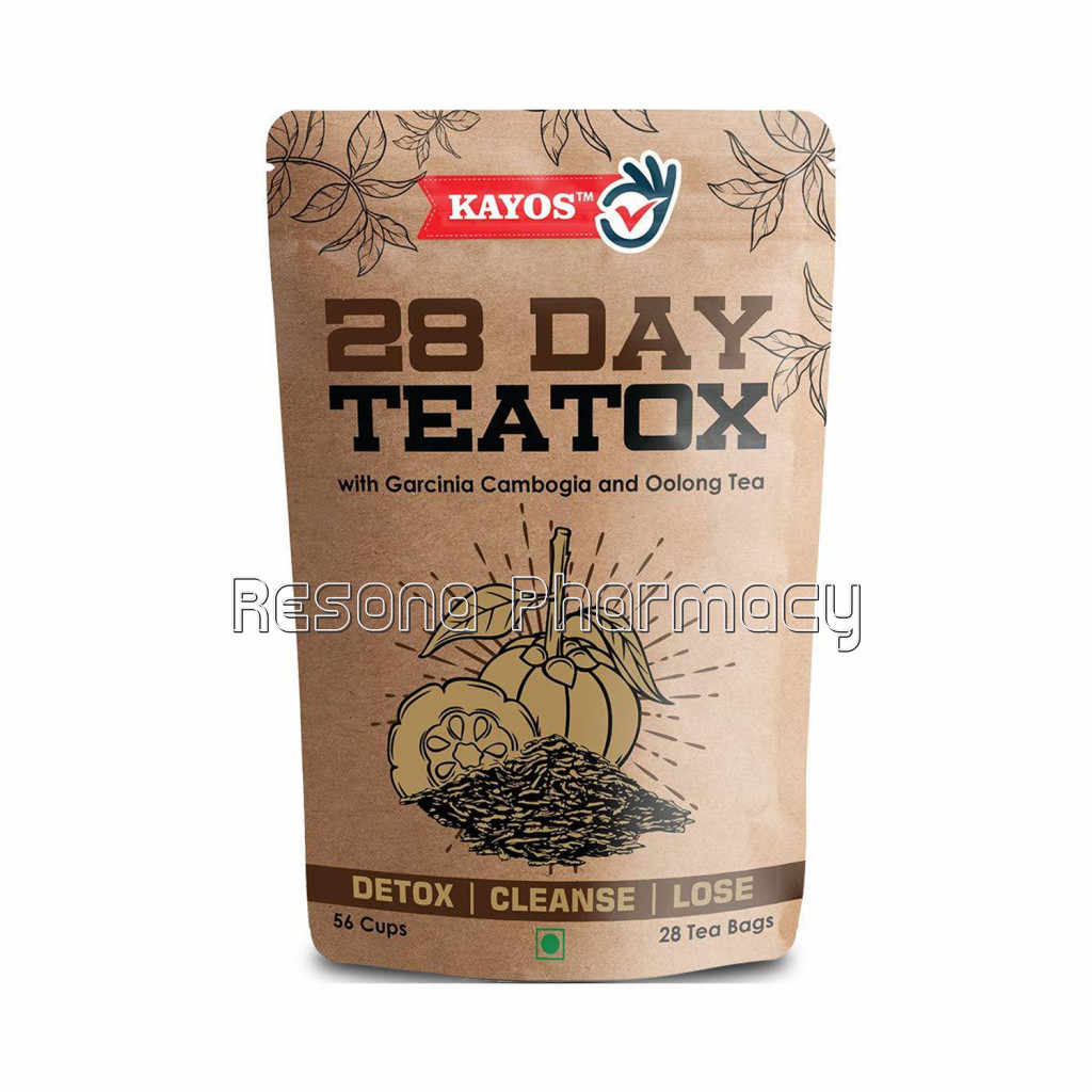 Kayos 28 Day Teatox With Garcinia Cambogia And Oolong Tea For Weight Loss