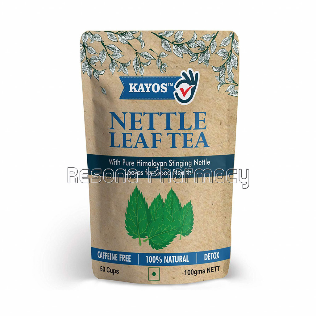 Kayos Nettle Leaf Tea (Urtica Dioica) NaNaturalHimalayan Stinging Nettle Caffeine Free Tea   100G