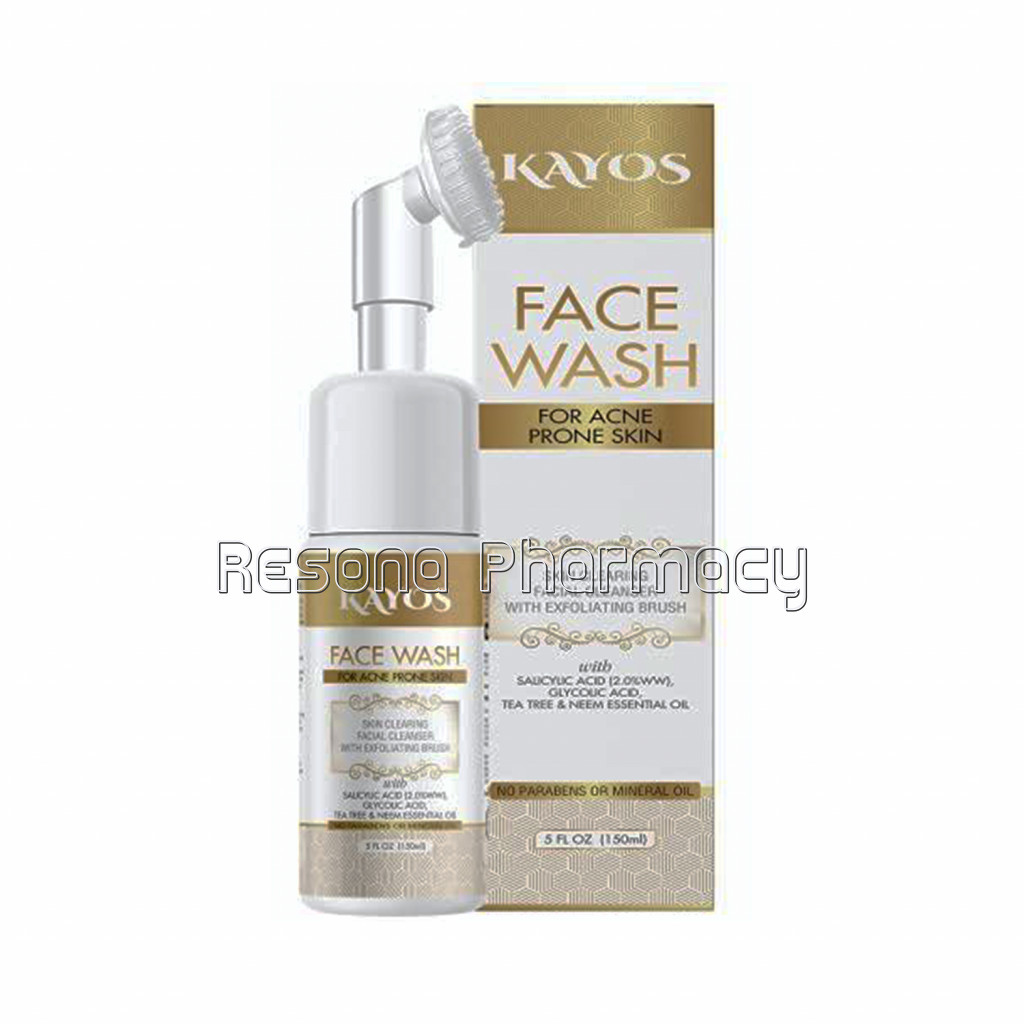 Kayos Facewash For Acne Prone Skin With Salicylic Acid, Tea Tree And Neem Oil Foaming Face Cleaner   150Ml