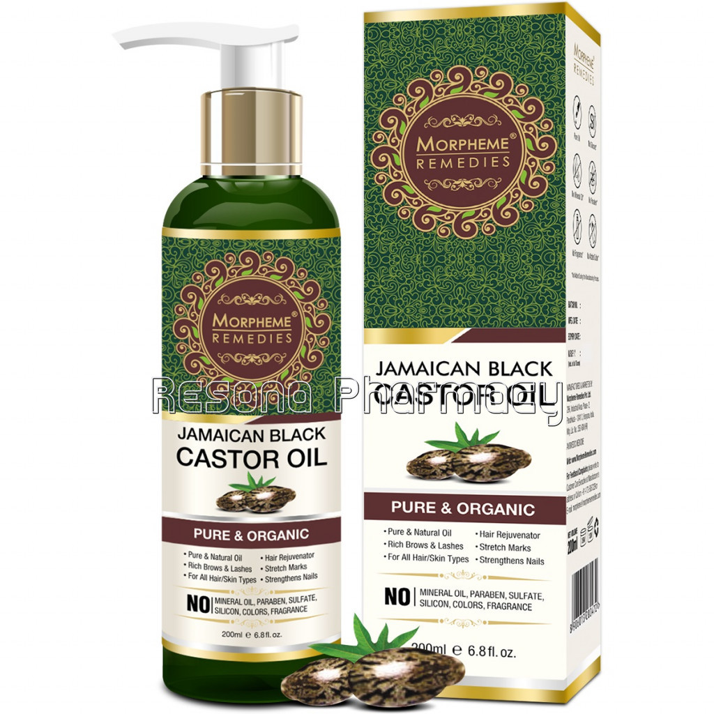 Jamaican Organic Black Castor Pure Oil 200Ml