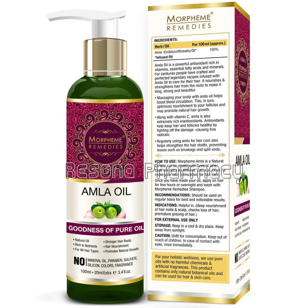 Pure Amla Oil (No Mineral Oil, Paraben) 120Ml