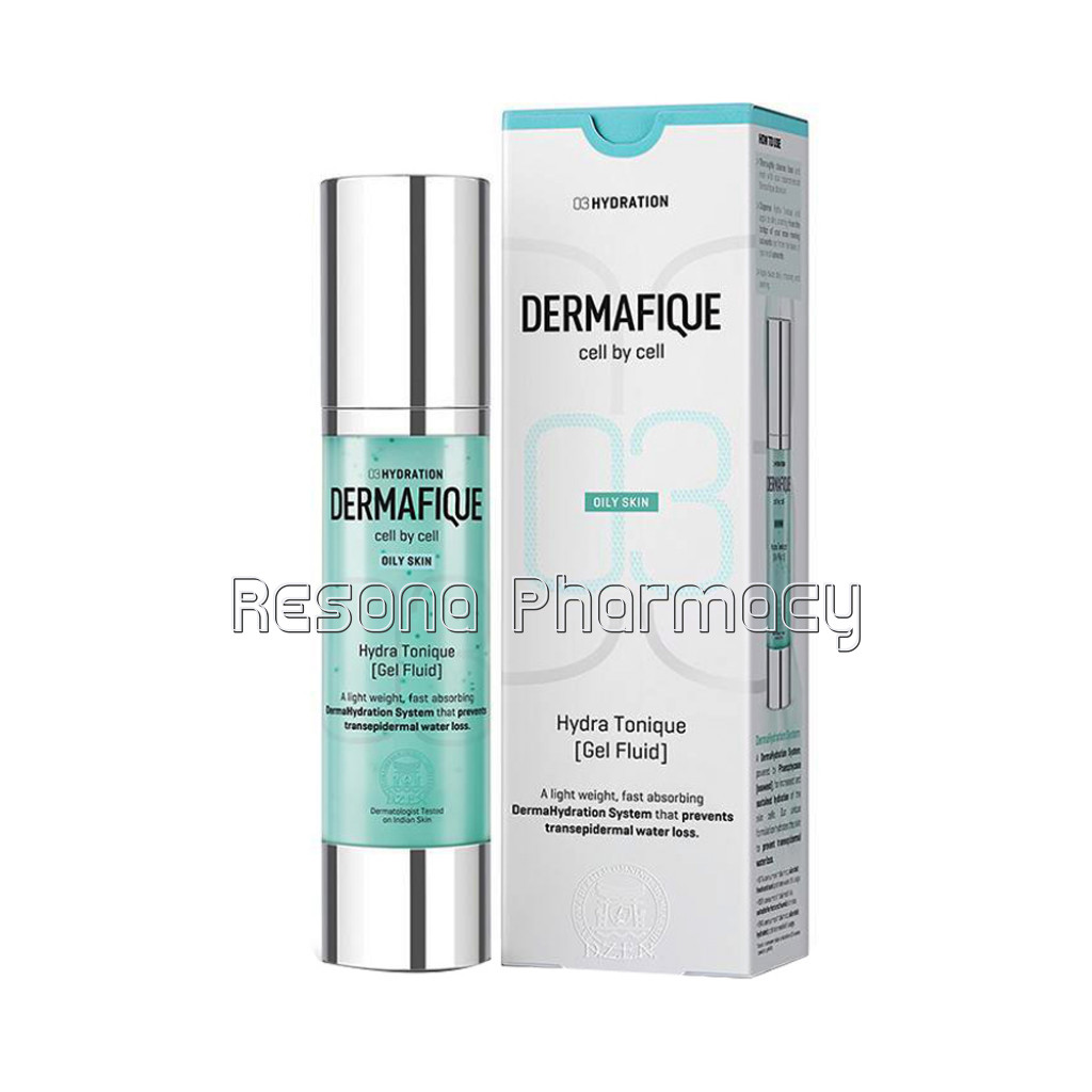 Dermafique Hydratonique Gel Fluid Face Serum For Normal To Oily Skin, Dermatologist Tested (50 G)
