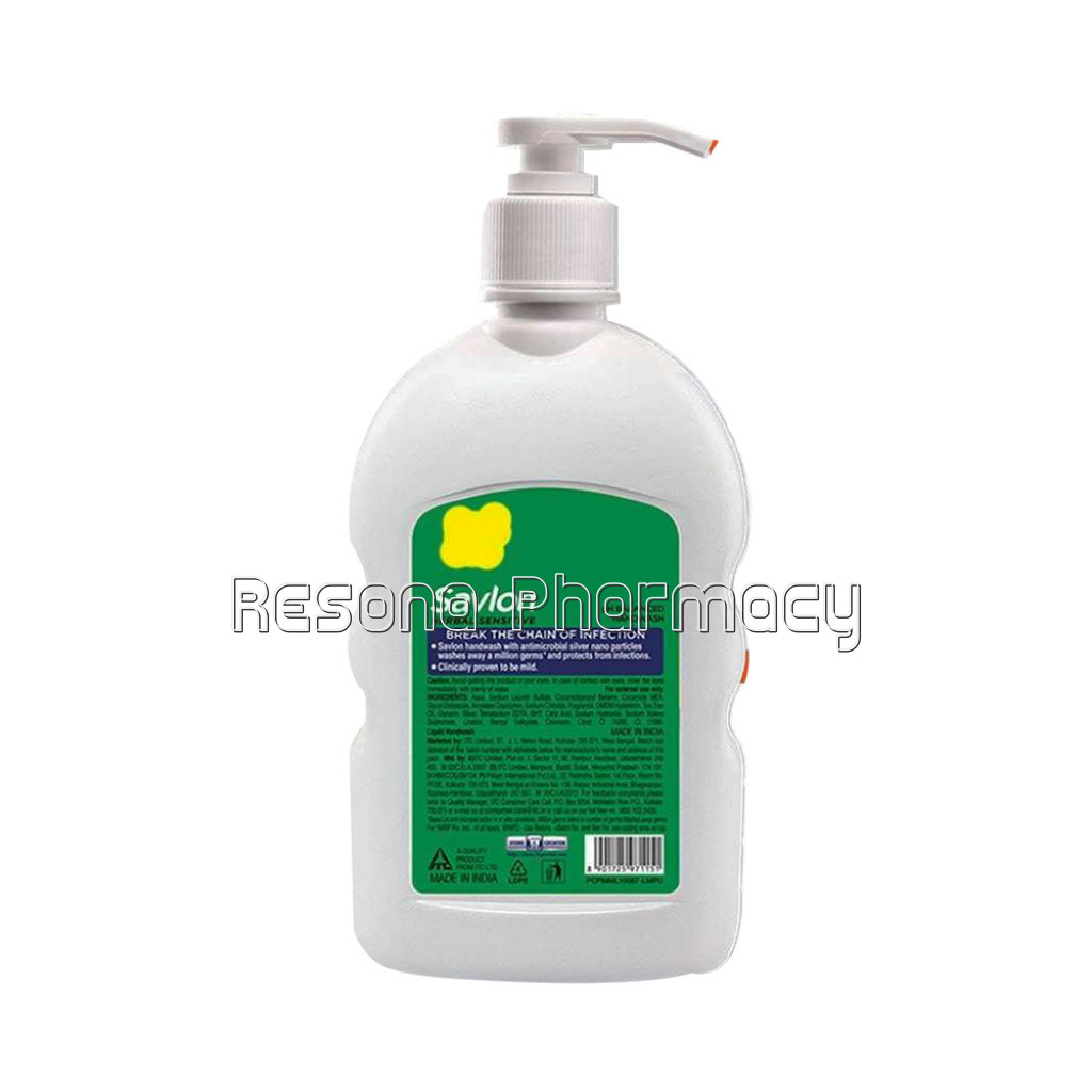 Savlon Herbal Sensitive Ph Balanced Liquid Handwash, 200Ml