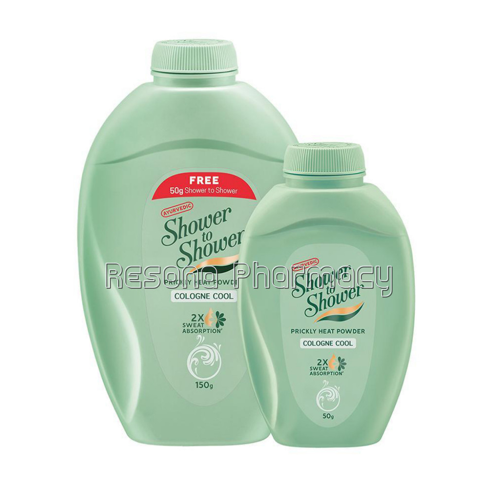 Shower To Shower Cologne Cool 150Gm Plus Cologne Cool 50Gm Free
