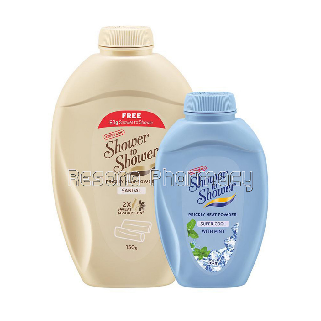 Shower To Shower Sandal 150Gmplus Super Cool 50Gm Free