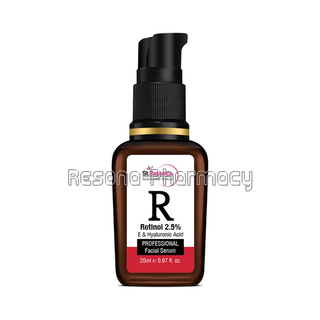 Retinol 2.5% Plus Vitamin E and Hyaluronic Acid Face Serum, 20Ml