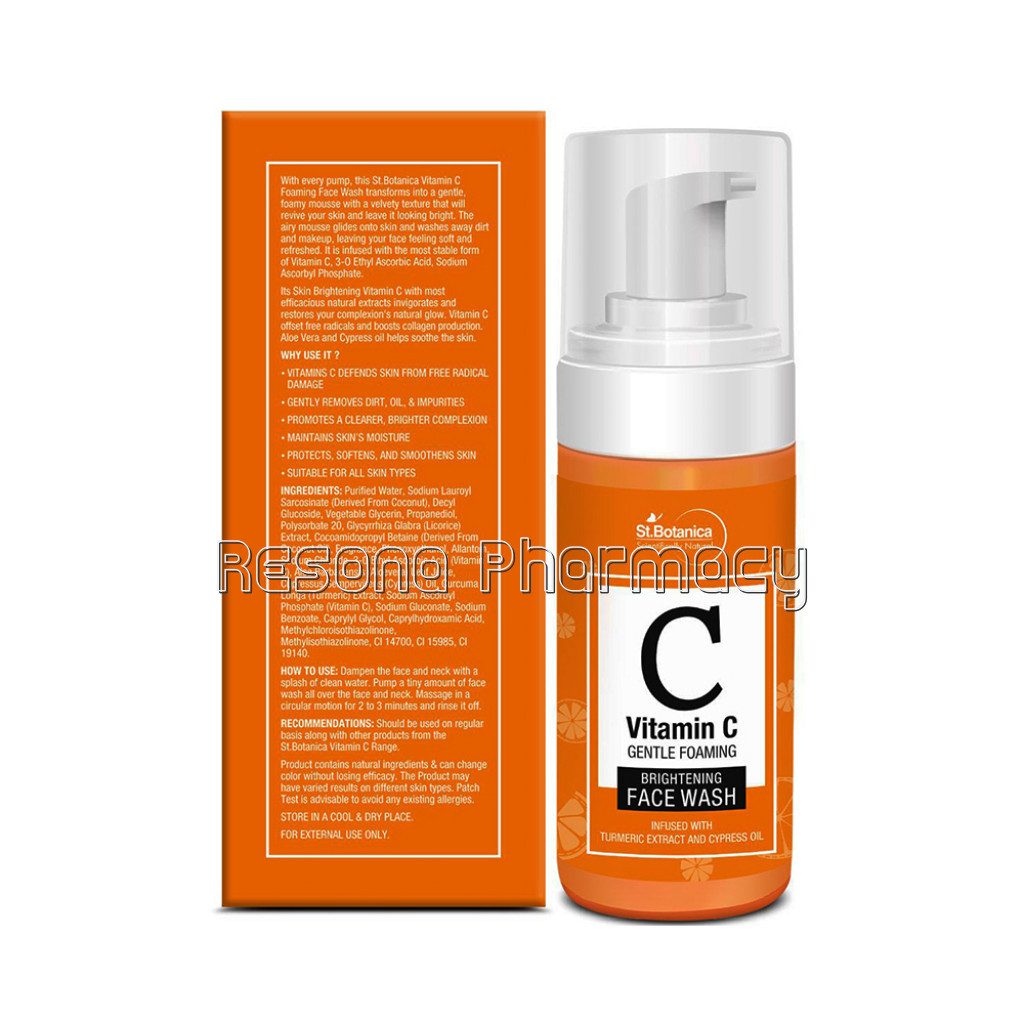 Vitamin C Foaming Brightening Face Wash, 120Ml