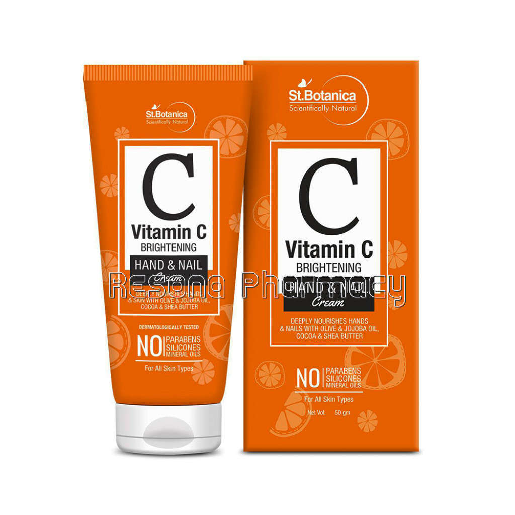 Vitamin C Brightening Hand And Nail Cream, 50G