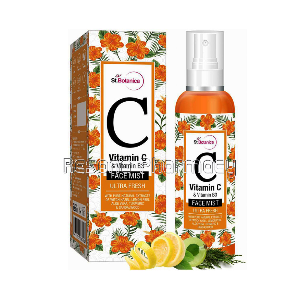 Vitamin C and B3 Face Mist, Ultra Fresh, 120Ml