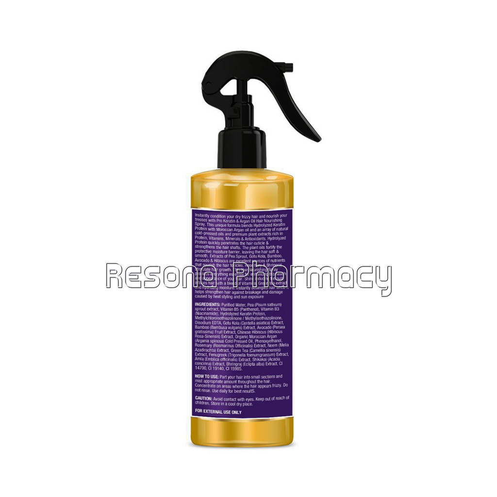 Pro Keratin and Argan Oil Smooth Therapy Spray, 200Ml