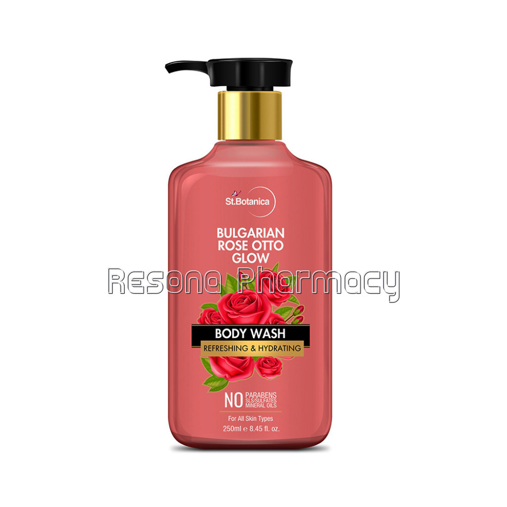 Bulgarian Rose Otto Glow Body Wash / Shower Gel, 250 Ml
