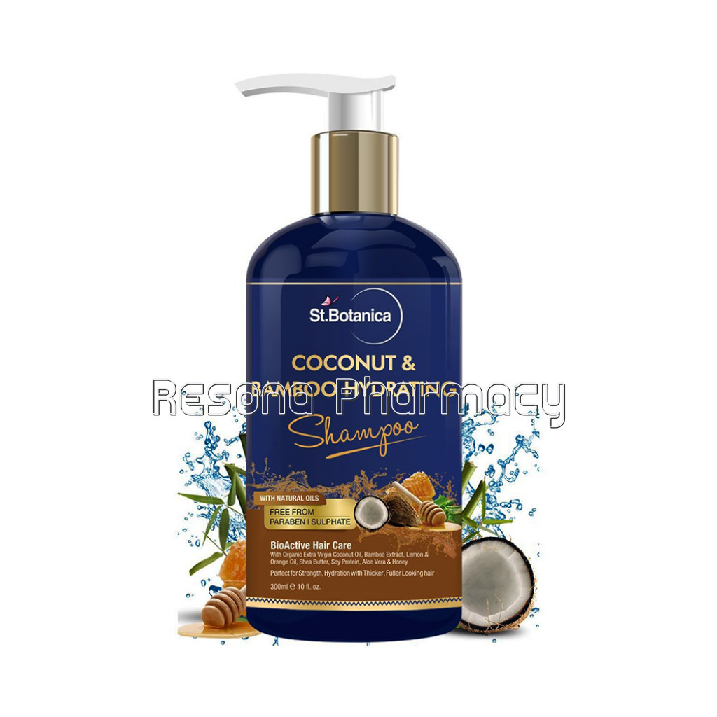 Coconut Oil and Bamboo Hair Strengthening Shampoo, 300Ml