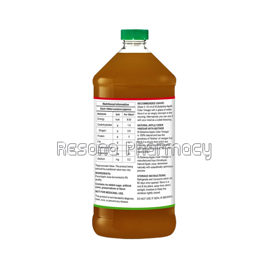 NaNaturalApple Cider Vinegar With Mother Vinegar, 500Ml