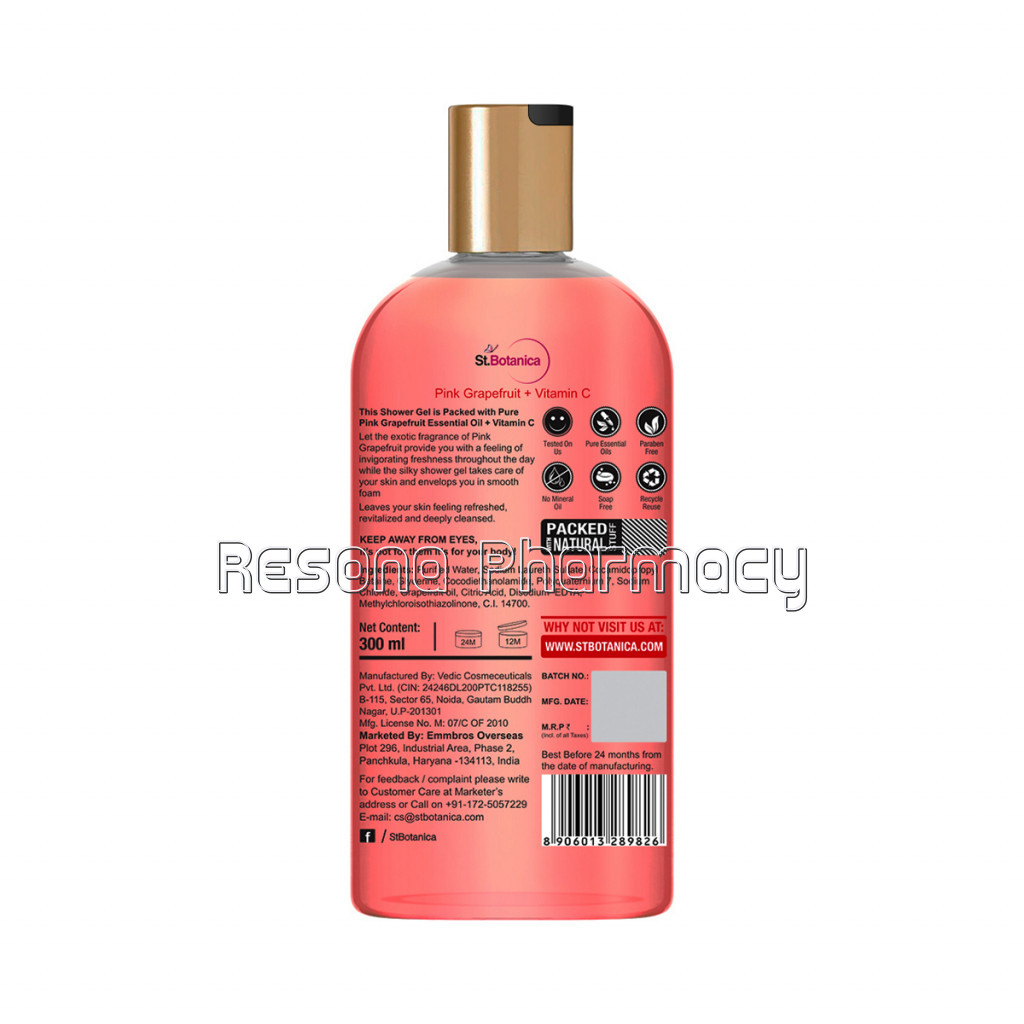 Pink Grapefruit and Vitamin C Shower Gel, 300Ml