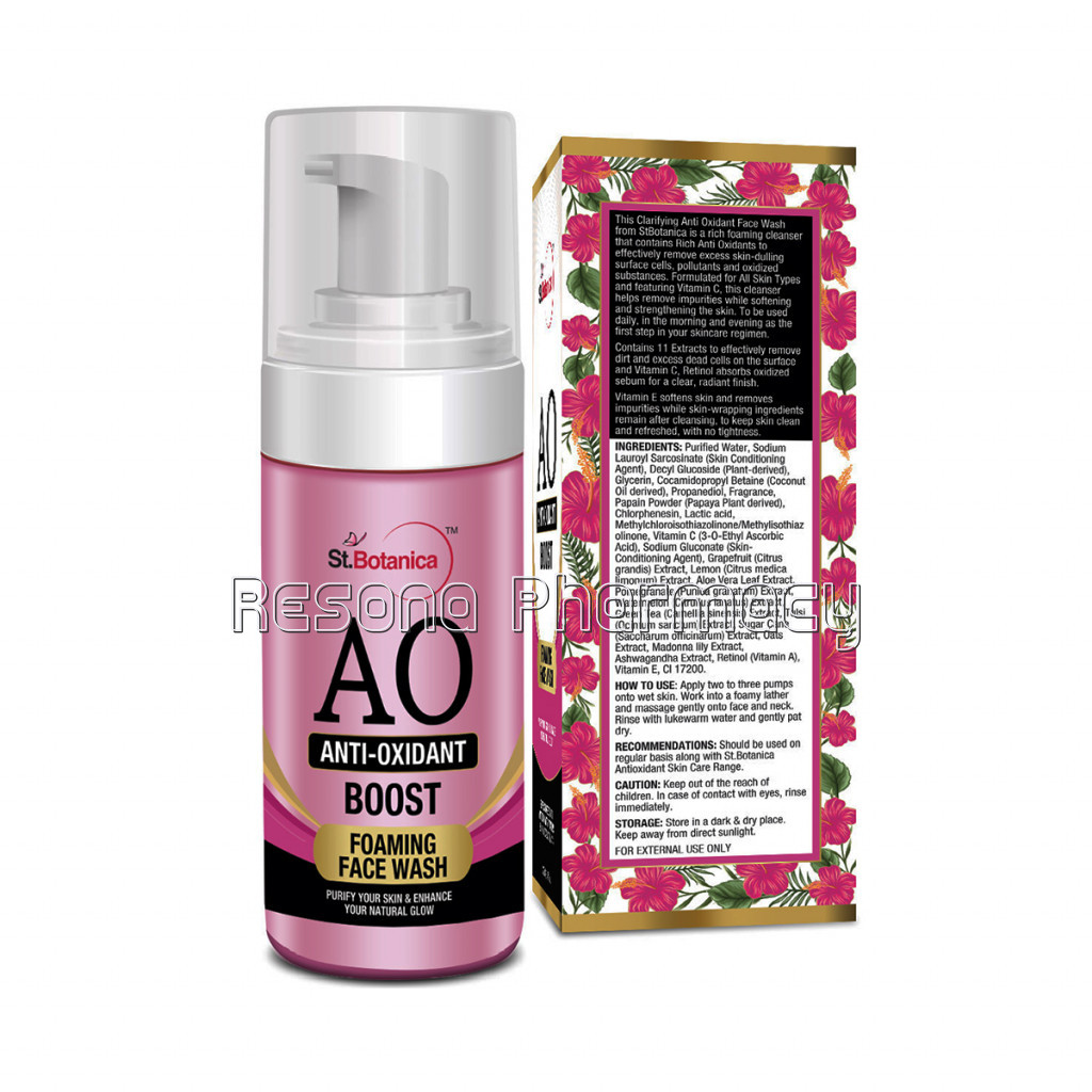 Anti Oxidant Boost Foaming Face Wash, 120Ml