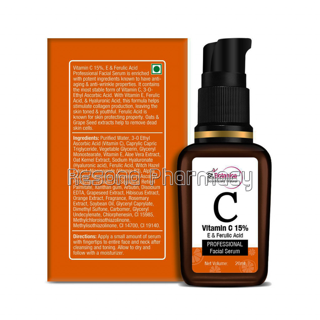 Vitamin C 15%, E and Ferulic Acid Professional Face Serum, 20Ml