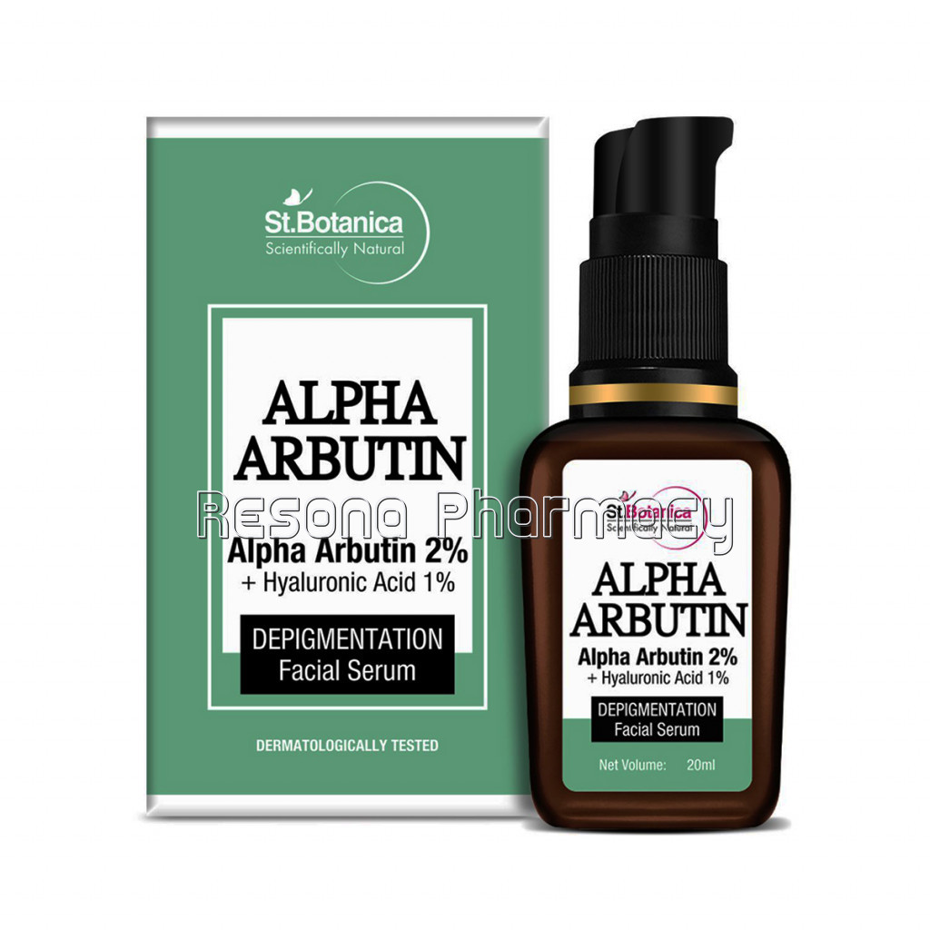 Alpha Arbutin 2% Plus Hyaluronic Acid 1% Depigmentation Face Serum, 20Ml