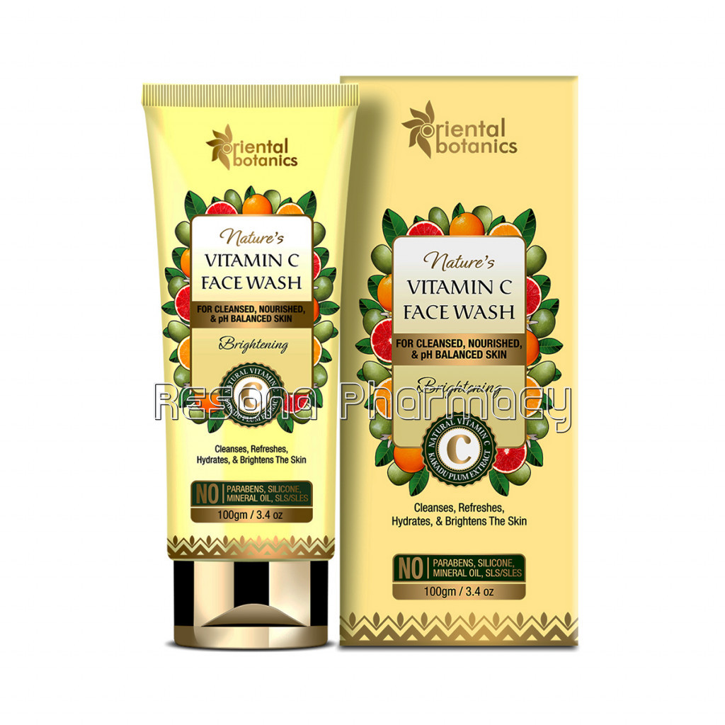 Nature’S Vitamin C Brightening Face Wash, 100Gm