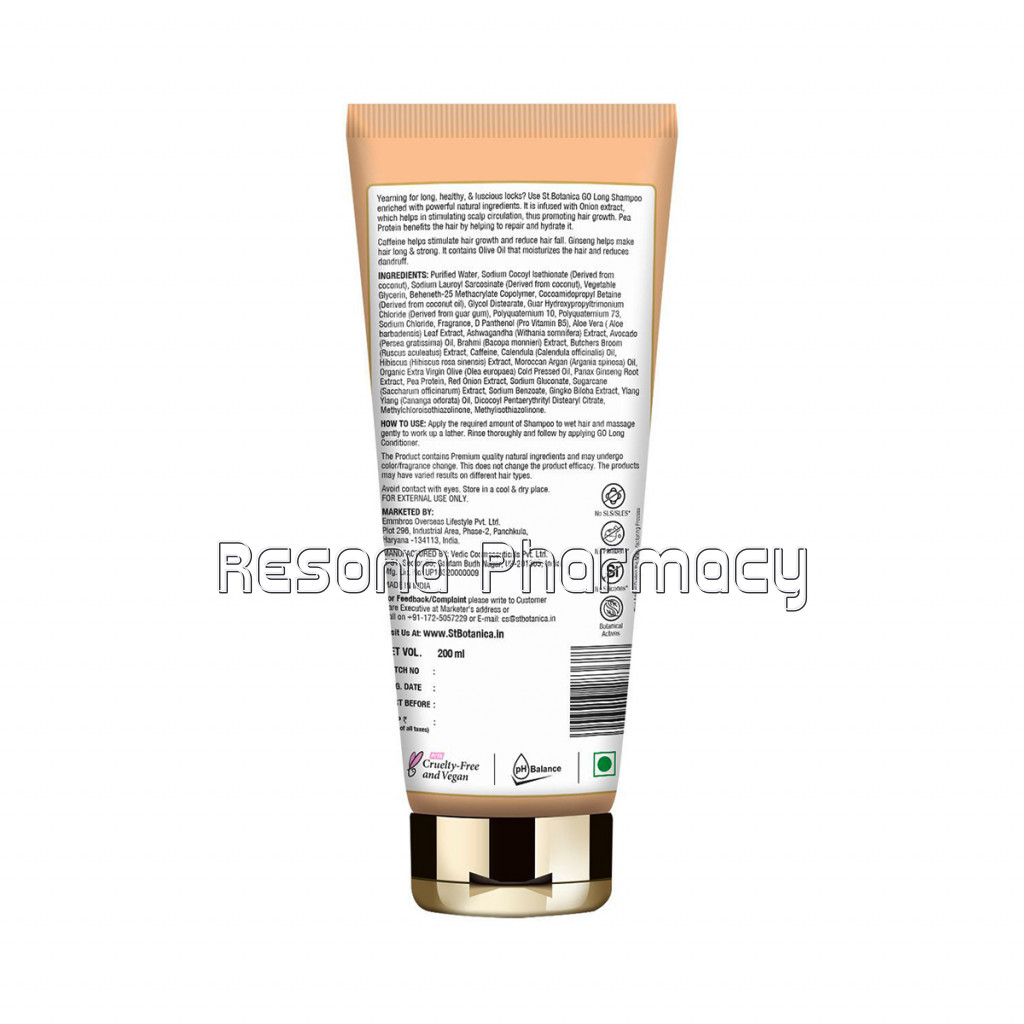 Go Long Onion Hair Shampoo, 200Ml
