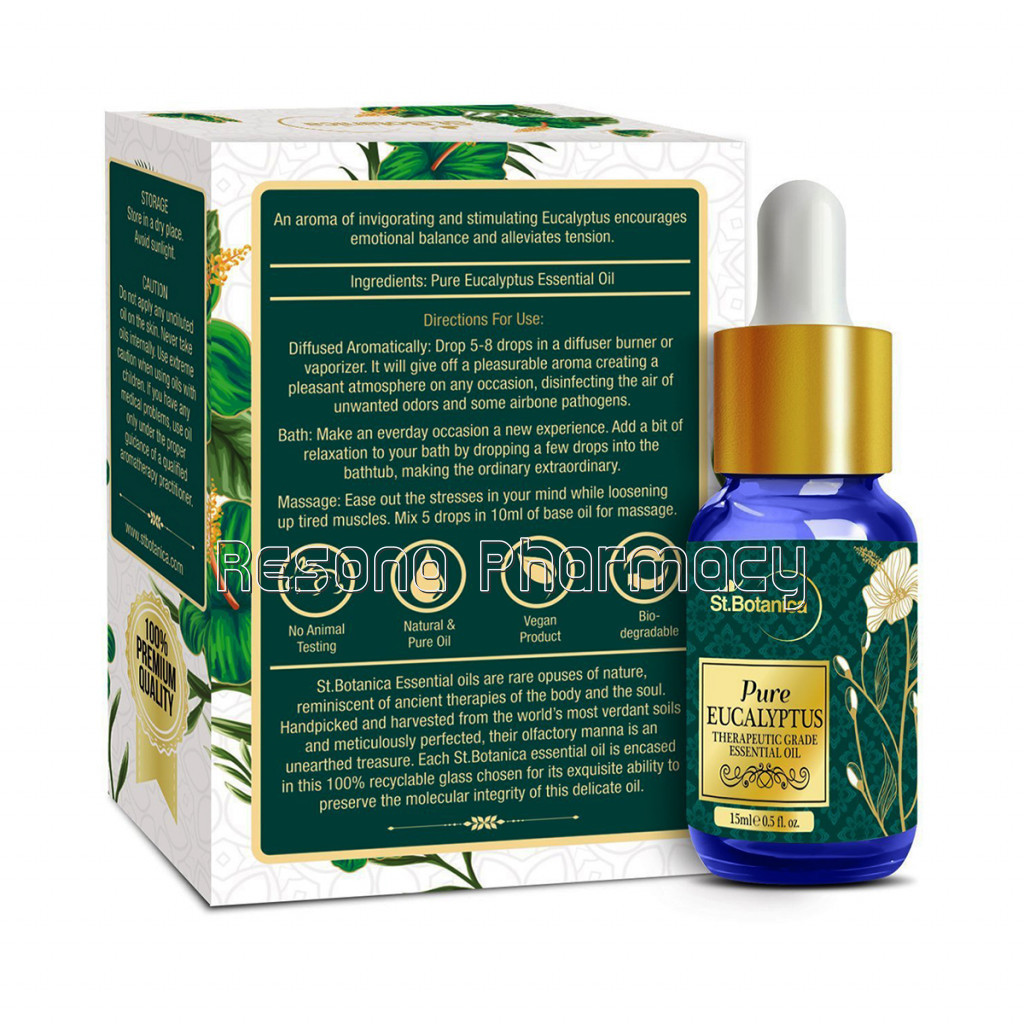 Eucalyptus Pure Aroma Essential Oil, 15Ml