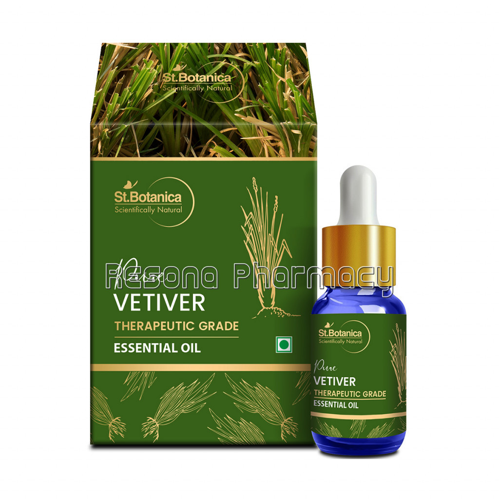 Vetiver Pure Aroma Essential Oil, 15Ml