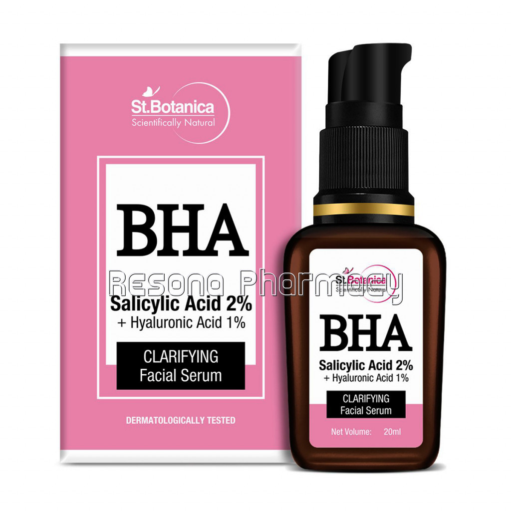 Bha Salicylic Acid 2% Plus Hyaluronic Acid 1% Skin Clarifying Face Serum, 20Ml