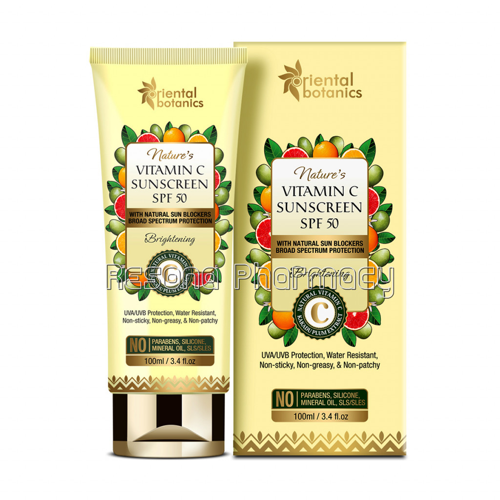 Nature’S Vitamin C Brightening Sunscreen Spf 50, 100Ml