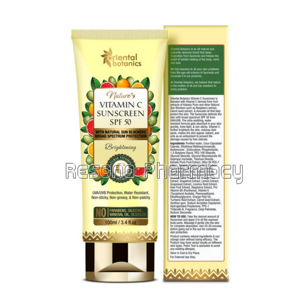 Nature’S Vitamin C Brightening Sunscreen Spf 50, 100Ml