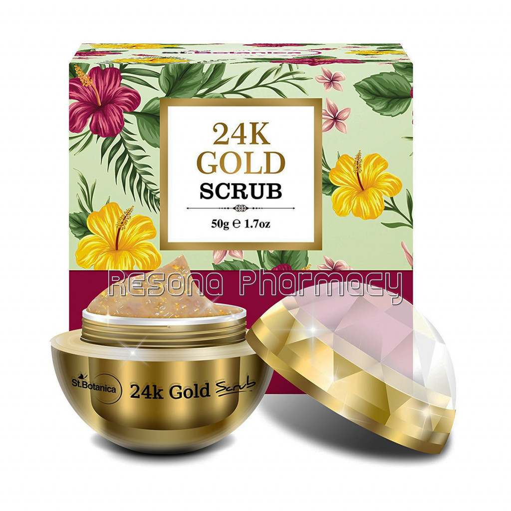 24K Gold Face Scrub, 50G