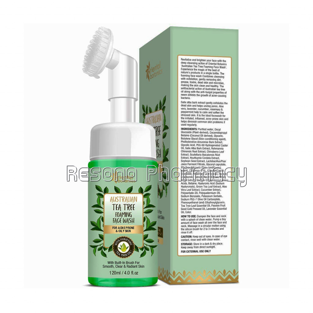 Australian Tea Tree Anti Acne Foaming Face Wash, 120Ml