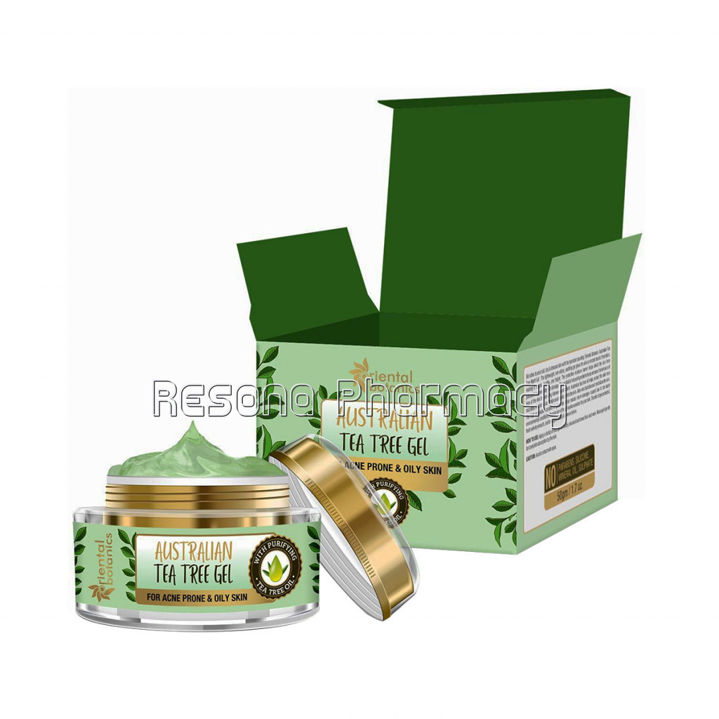 Australian Tea Tree Anti Acne Face Gel, 50Ml Day / Night Gel