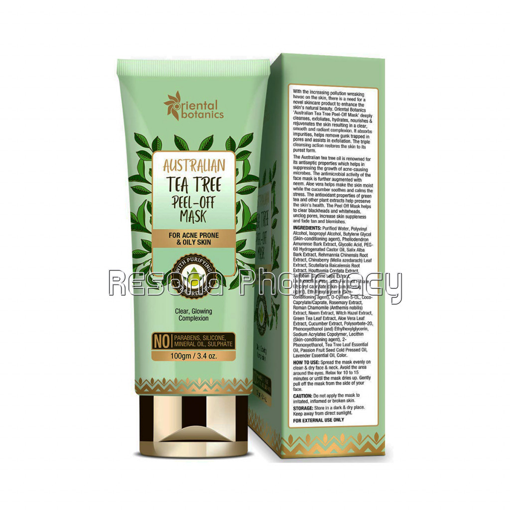 Australian Tea Tree Anti Acne Peel Off Mask, 100Gm