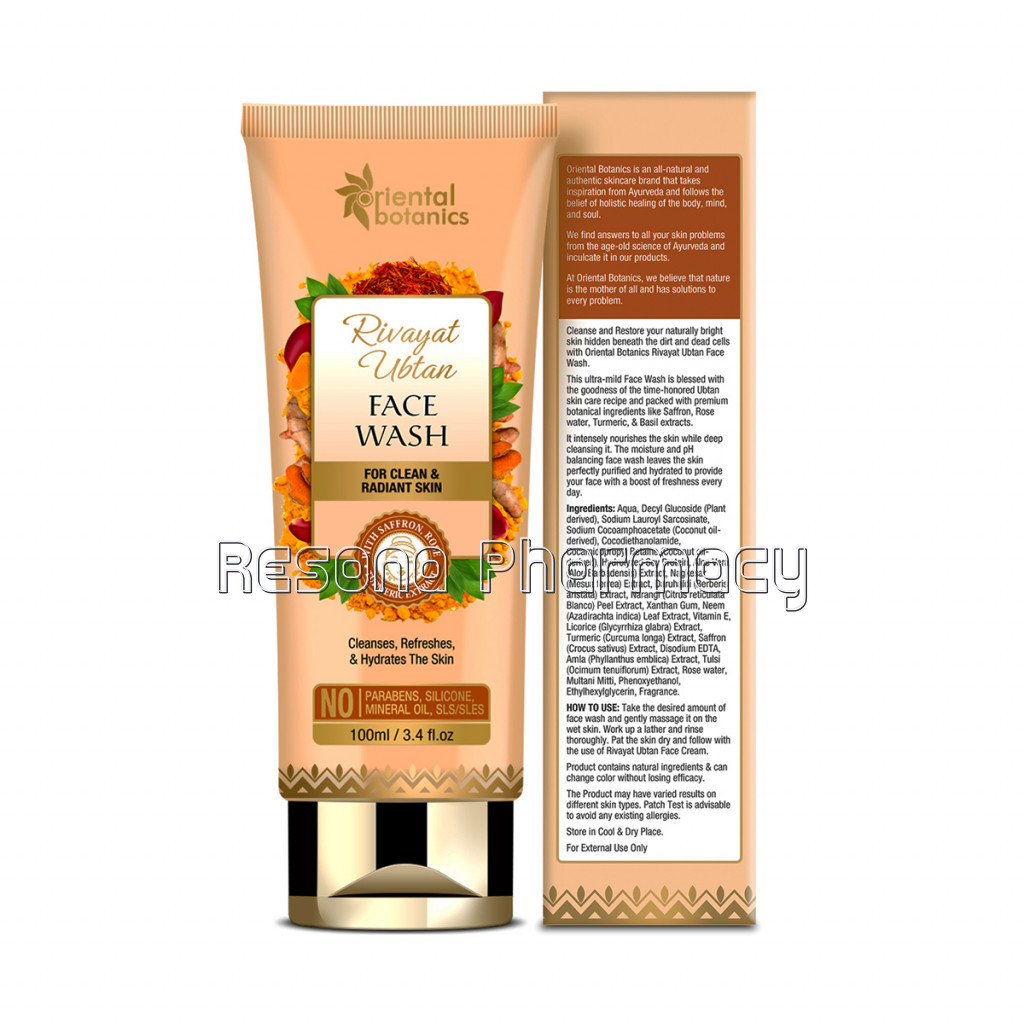 Rivayat Ubtan Face Wash, 100Ml
