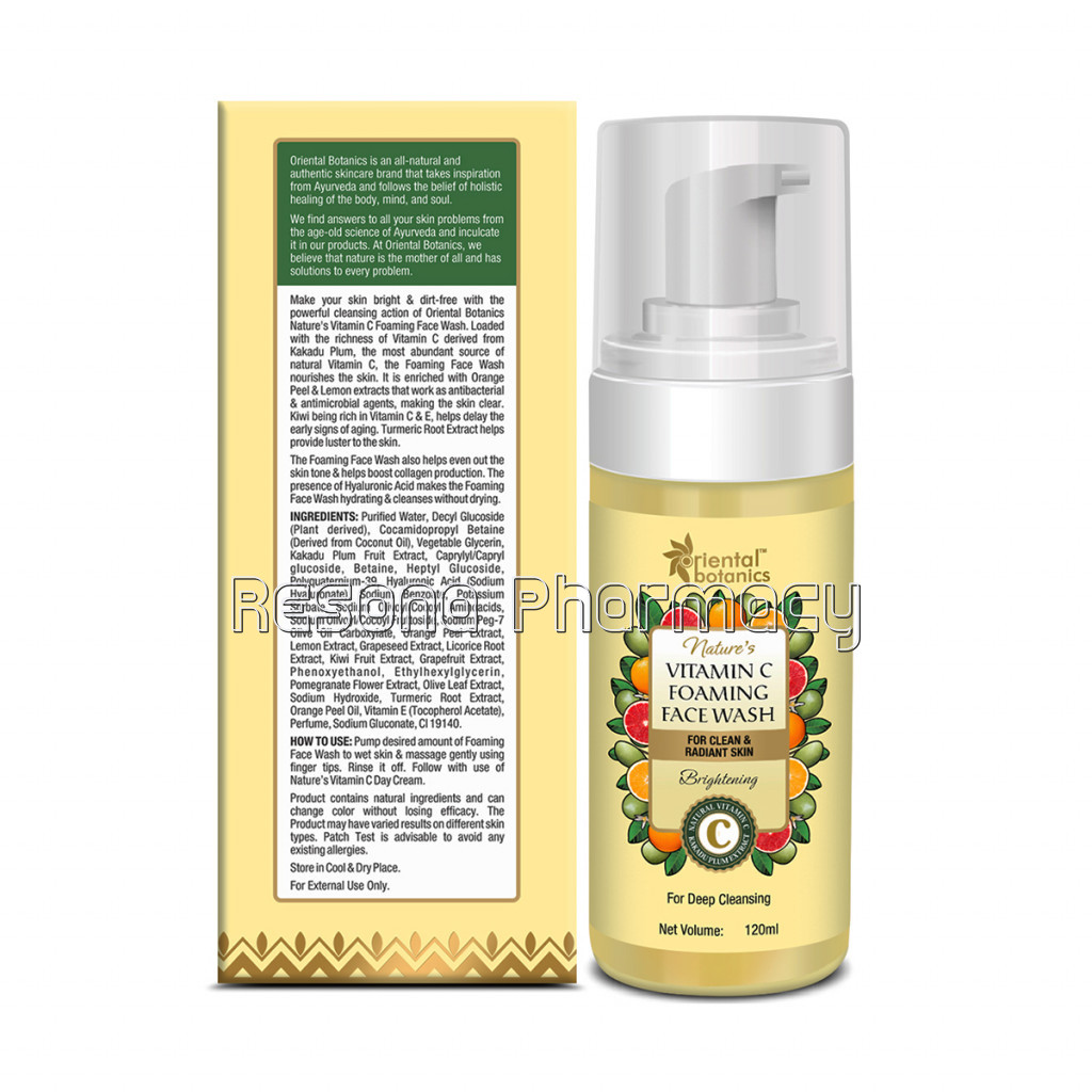 Nature’S Vitamin C Foaming Face Wash, 120Ml