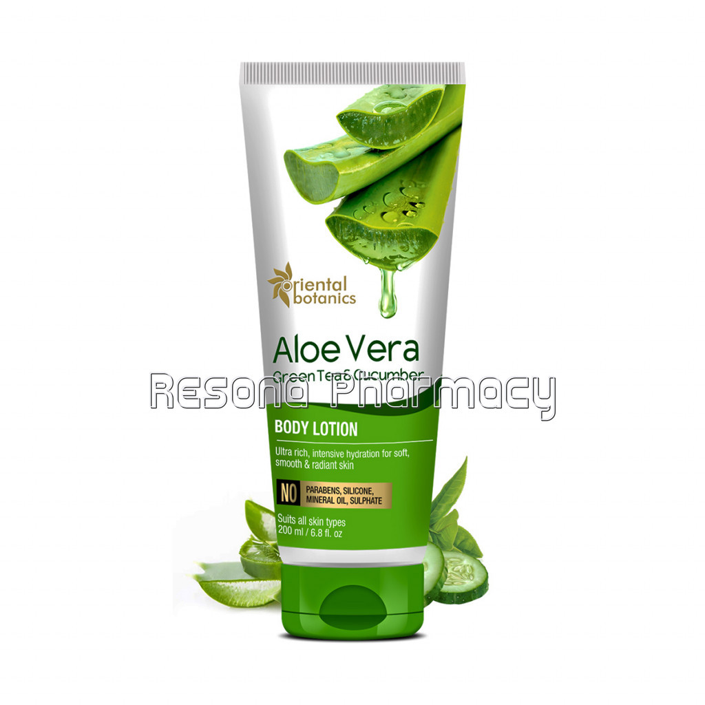 Aloe Vera, Green Tea and Cucumber Body Lotion, 200Ml